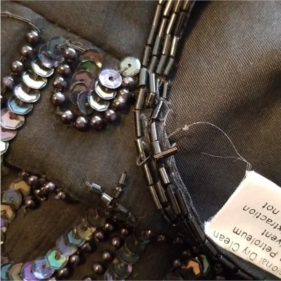 Vintage Stenay Silk Sequin Dress - Picture 5 of 6